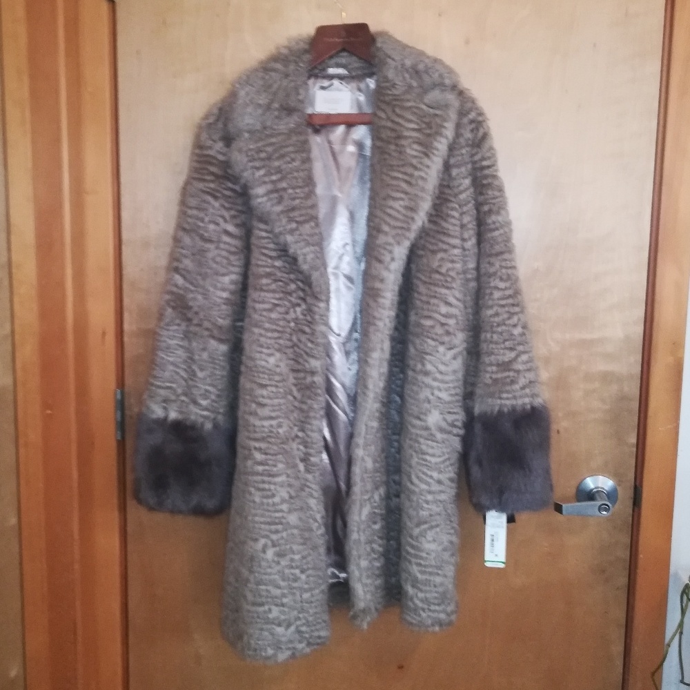Laundry by Shelli Segal Faux Fur Coat
